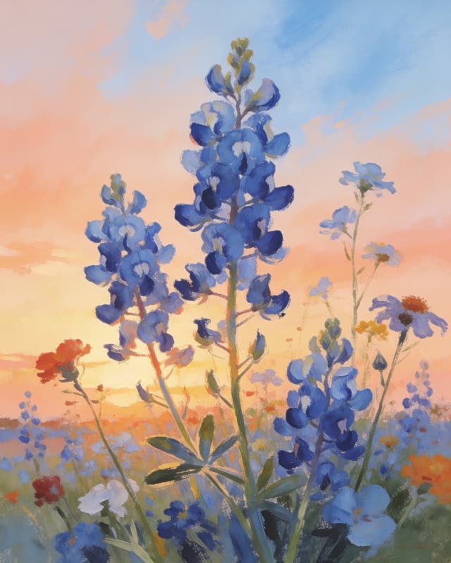 Texas floral material study